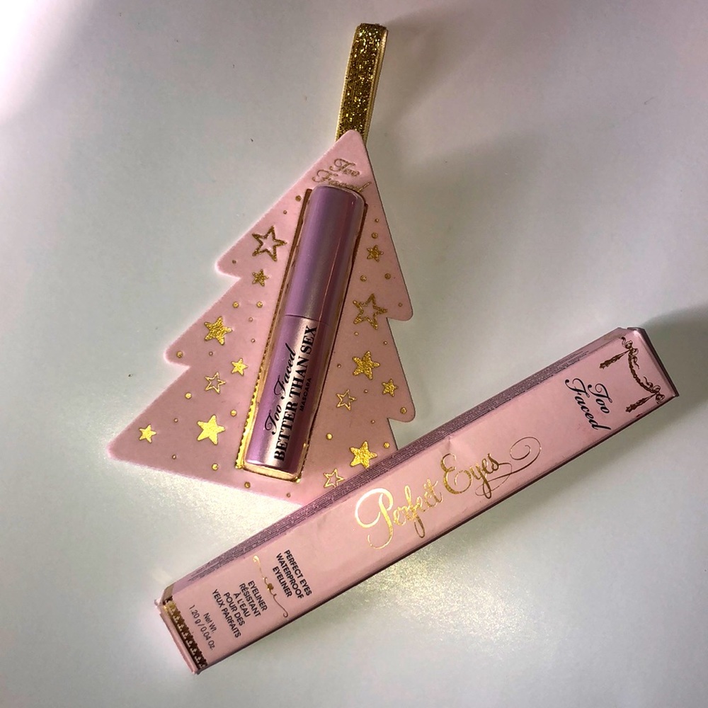 NIB too faced mascara and eye liner